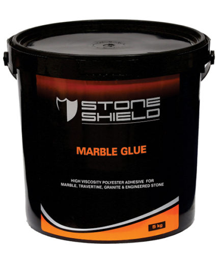 Stoneshield Marble Glue is a polyester adhesive glue and filler for marble, granite, travertine, natural & engineered stone.