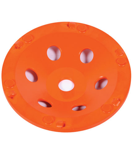PCD grinding cups are designed for removing surface coatings including urethanes, epoxy, mastics, glues and rubber.